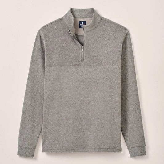 Mikey Performance 1/4 Zip Pullover in Smoke by Johnnie-O