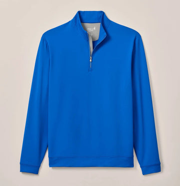 Motion Performance 1/4 Zip Pullover in Palisades Blue by Johnnie-O