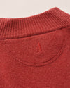 Niccolo Top Shelf Cashmere 1/4 Zip Sweater in Brick by Johnnie-O