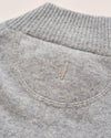 Niccolo Top Shelf Cashmere 1/4 Zip Sweater in Light Gray by Johnnie-O