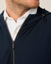 Amir Top Shelf Full-Zip Hooded Jacket in Navy by Johnnie-O