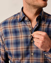 Angelos Top Shelf Button Down Shirt in Hazelnut by Johnnie-O