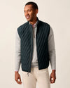 Belfry Quilted Puffer Vest in Black by Johnnie-O