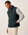Belfry Quilted Puffer Vest in Black by Johnnie-O