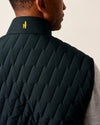 Belfry Quilted Puffer Vest in Black by Johnnie-O