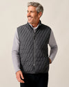 Belfry Quilted Puffer Vest in Dark Gray by Johnnie-O