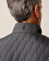 Belfry Quilted Puffer Vest in Dark Gray by Johnnie-O