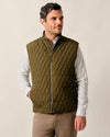 Belfry Quilted Puffer Vest in Mangrove by Johnnie-O