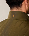 Belfry Quilted Puffer Vest in Mangrove by Johnnie-O
