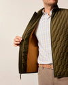 Belfry Quilted Puffer Vest in Mangrove by Johnnie-O