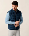 Belfry Quilted Puffer Vest in Space by Johnnie-O