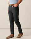 Burbank Stretch Knit 5-Pocket Pant in Charcoal by Johnnie-O
