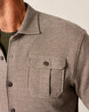 Carl Stretch Knit Flannel Lodge Shirt in Havana by Johnnie-O