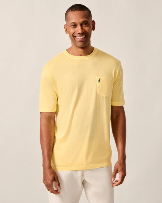 Dale 2.0 Pocket T-Shirt in Canary by Johnnie-O