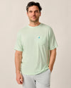 Dale 2.0 Pocket T-Shirt in Pistachio by Johnnie-O