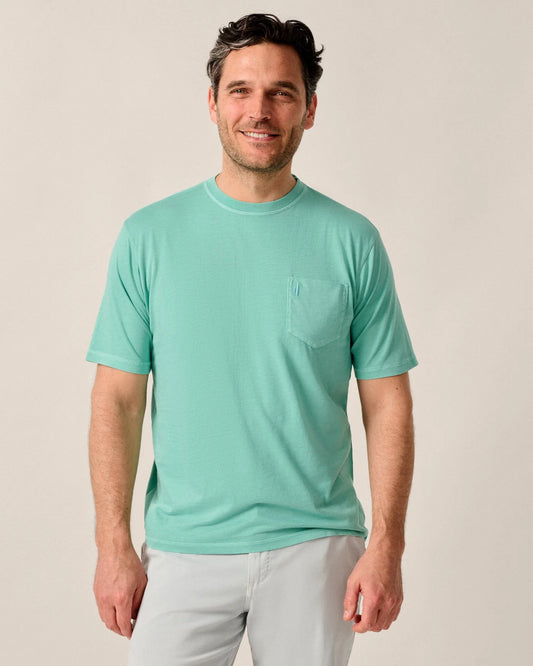 Dale 2.0 Pocket T-Shirt in Seaglass by Johnnie-O