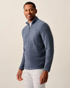 Dion Sherpa 1/4 Zip Pullover in Navy by Johnnie-O
