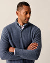 Dion Sherpa 1/4 Zip Pullover in Navy by Johnnie-O