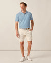 Dru Performance Mesh Polo in Palisades Blue by Johnnie-O