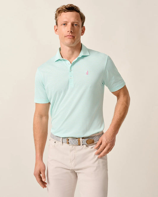 Dru Performance Mesh Polo in Sardinia by Johnnie-O