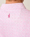 Flock Yeah Performance Mesh Polo in Azalea by Johnnie-O