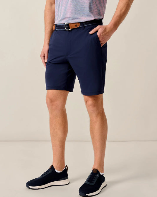 Fusion Knit Performance Pull-On Short in Navy by Johnnie-O