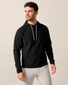 Hoppin Performance Drawstring Hoodie in Black by Johnnie-O