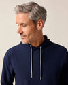 Hoppin Performance Drawstring Hoodie in Navy by Johnnie-O