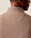 Innis Top Shelf Cashmere Blend Mockneck Sweater in Camel by Johnnie-O