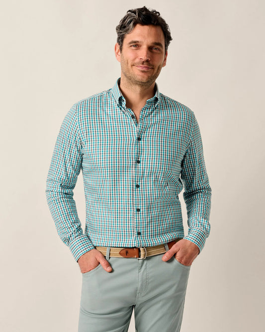 Kirtland Natural Performance Button Down Shirt in Maliblu by Johnnie-O