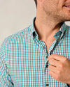 Kirtland Natural Performance Button Down Shirt in Maliblu by Johnnie-O