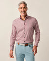 Kirtland Natural Performance Button Down Shirt in Malibu Red by Johnnie-O