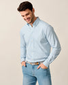 Koby Performance Button Up Shirt in Haze by Johnnie-O