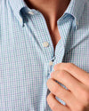Koby Performance Button Up Shirt in Haze by Johnnie-O