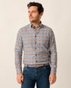 Krause Performance Flannel Button Down Shirt in Harvest by Johnnie-O