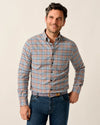 Krause Performance Flannel Button Down Shirt in Harvest by Johnnie-O