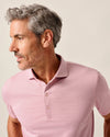 Lyndonn Stripe Performance Jersey Polo in Sardinia by Johnnie-O