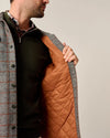 McDowell Wool Quilt-Lined Shacket in Charcoal by Johnnie-O