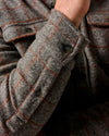 McDowell Wool Quilt-Lined Shacket in Charcoal by Johnnie-O