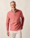 Mikey Performance 1/4 Zip Pullover in Brick by Johnnie-O