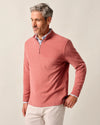 Mikey Performance 1/4 Zip Pullover in Brick by Johnnie-O