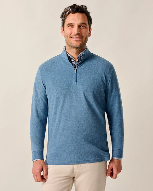 Mikey Performance 1/4 Zip Pullover in Splash by Johnnie-O