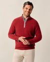 Niccolo Top Shelf Cashmere 1/4 Zip Sweater in Brick by Johnnie-O