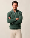 Niccolo Top Shelf Cashmere 1/4 Zip Sweater in Cyprus by Johnnie-O