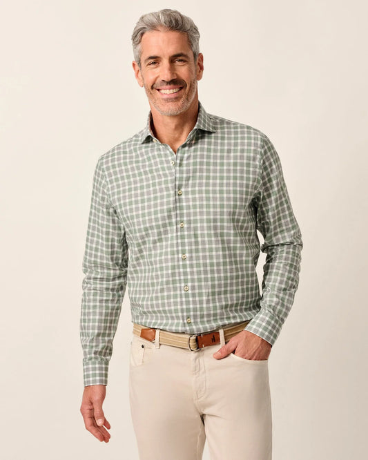 Peirce Top Shelf Button Down Shirt in Trails by Johnnie-O