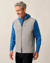 Reggie Ribbed Performance Vest in Seal by Johnnie-O