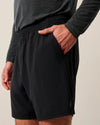 Rocke Performance Shorts in Black by Johnnie-O