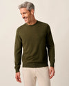 Ronald Merino Wool Crewneck Sweater in Forged by Johnnie-O