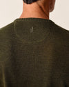 Ronald Merino Wool Crewneck Sweater in Forged by Johnnie-O