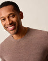 Ronald Merino Wool Crewneck Sweater in Havana by Johnnie-O